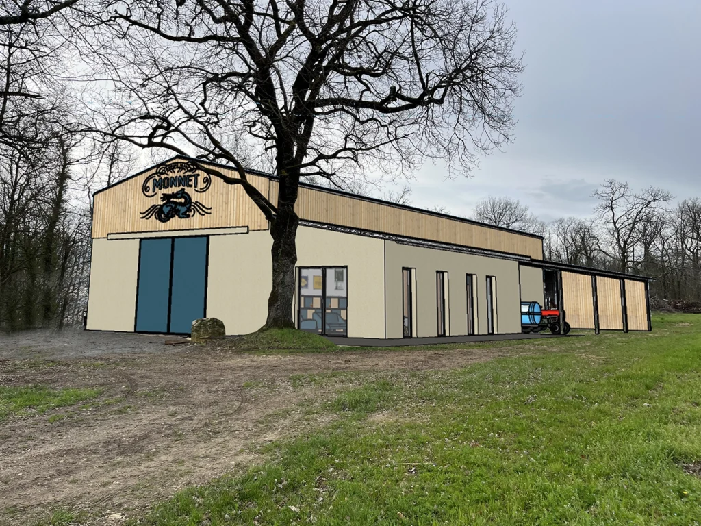 Allaire Architecte a accompagné la réhabilitation d'un chai viticole